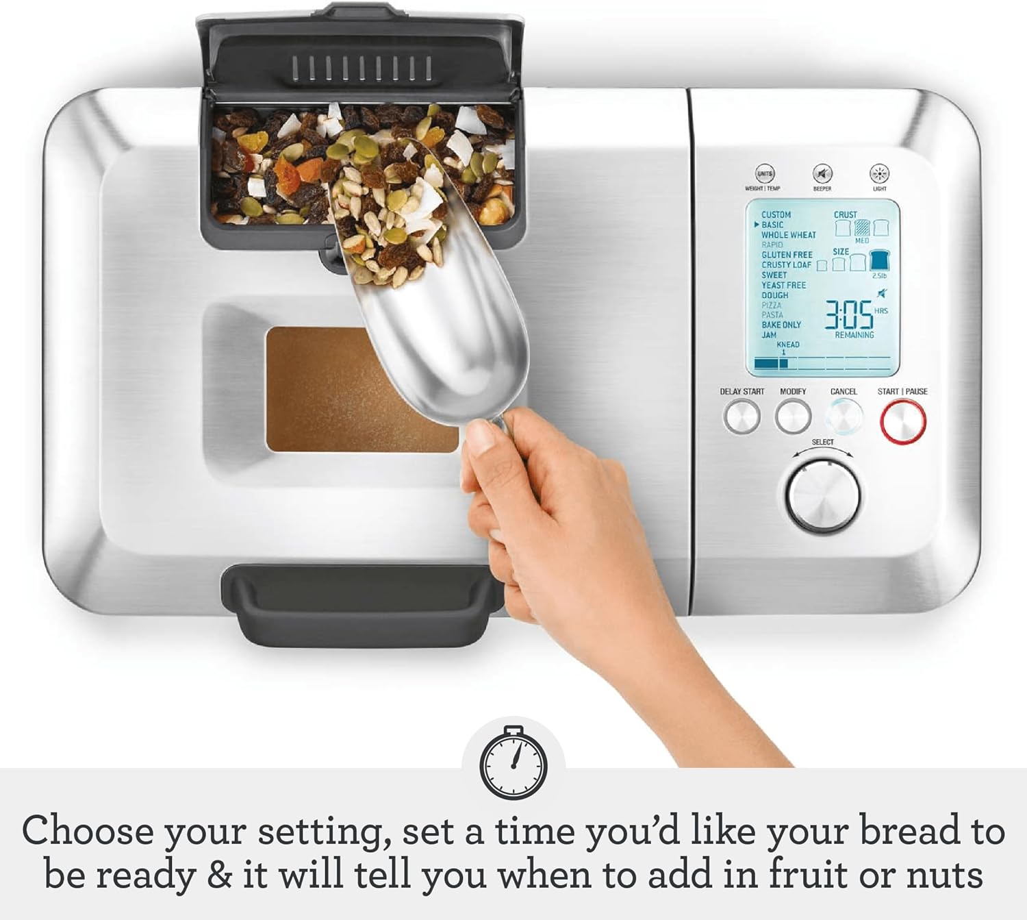 Breville bbm800 X L Custom molde Pan Maker recipiente las mejores panificadoras panificadorapro.com