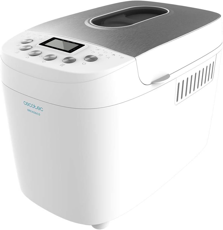 Cecotec Panificadora Bread&Co 1500 PerfectCook. 850 W, 1,5 Kg, 15 Programas panificadorapro.com